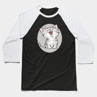cut cat t-shirt Baseball T-Shirt